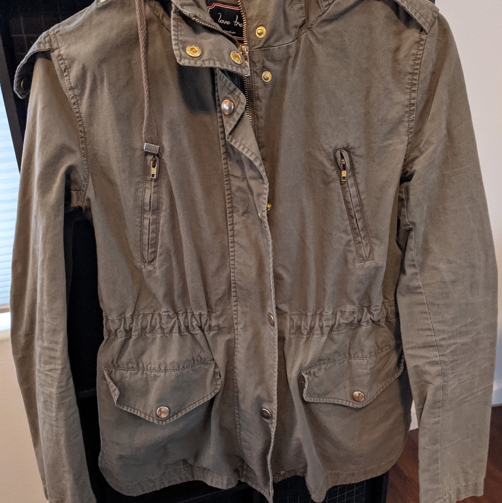 Love Tree jacket (olive green)